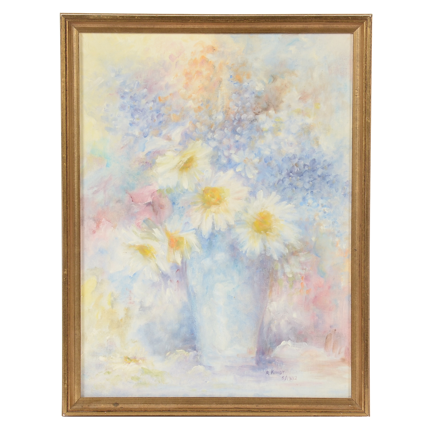 A. Kinot Original Oil Painting on Canvas Board