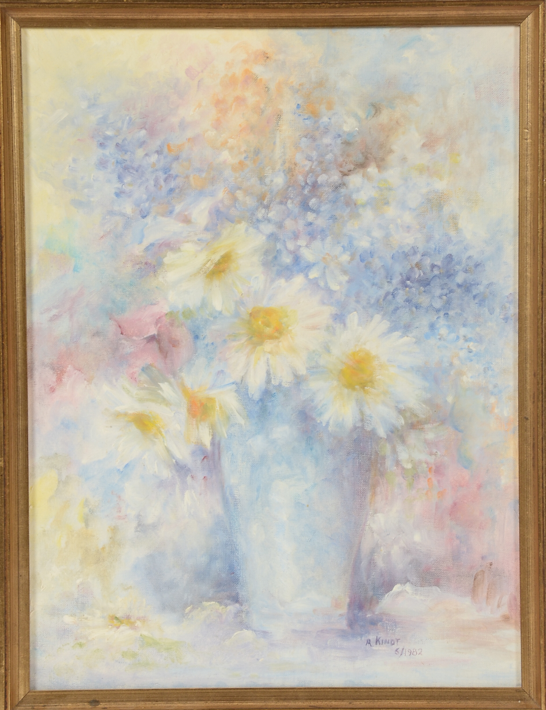 A. Kinot Original Oil Painting on Canvas Board