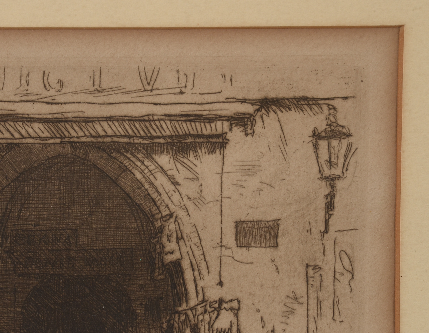 Tavík František Šimon Original Signed Etching "Ovocny Trh"