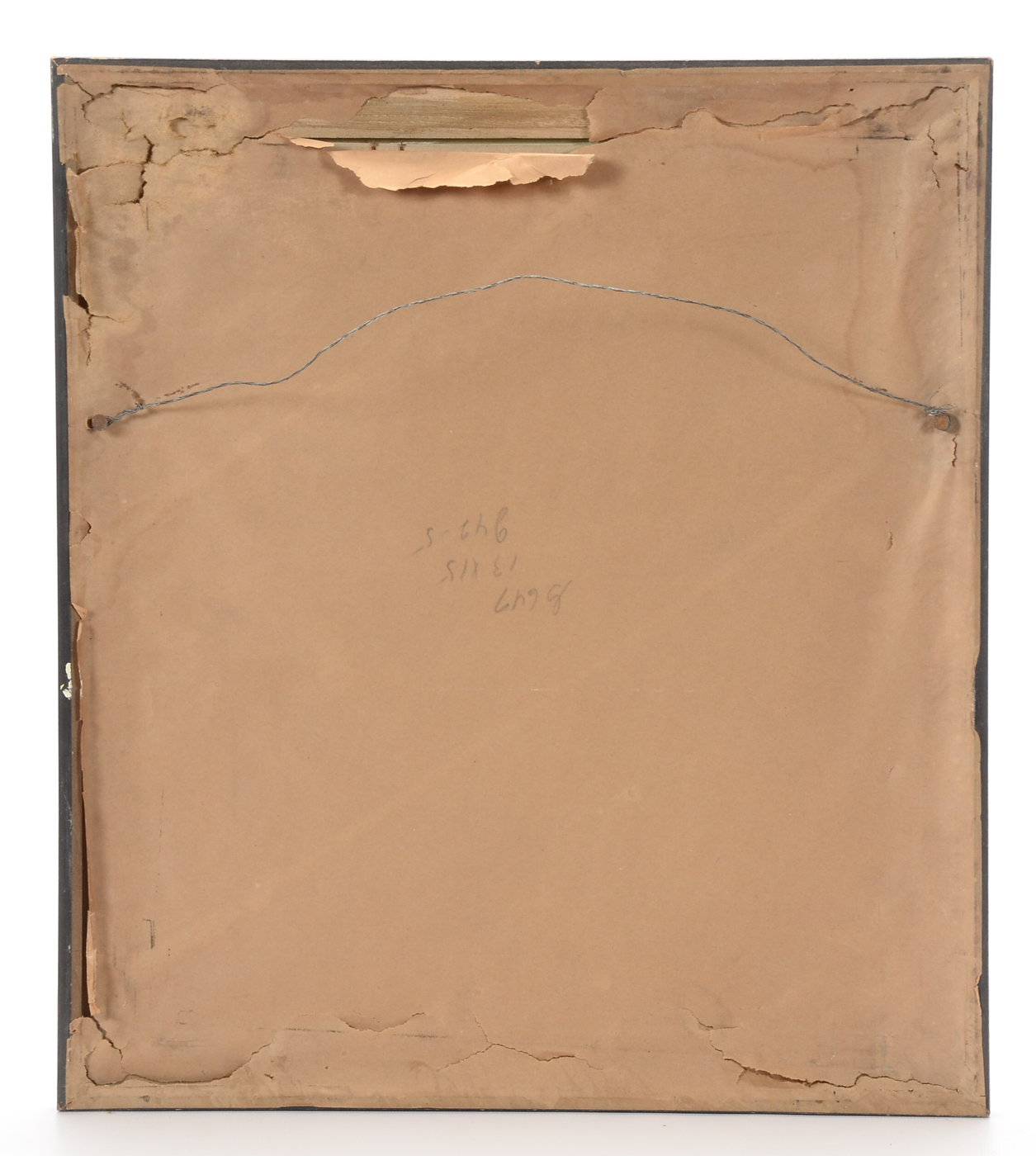 Vintage Collotype after 1841 Hand-Painted Silhouette