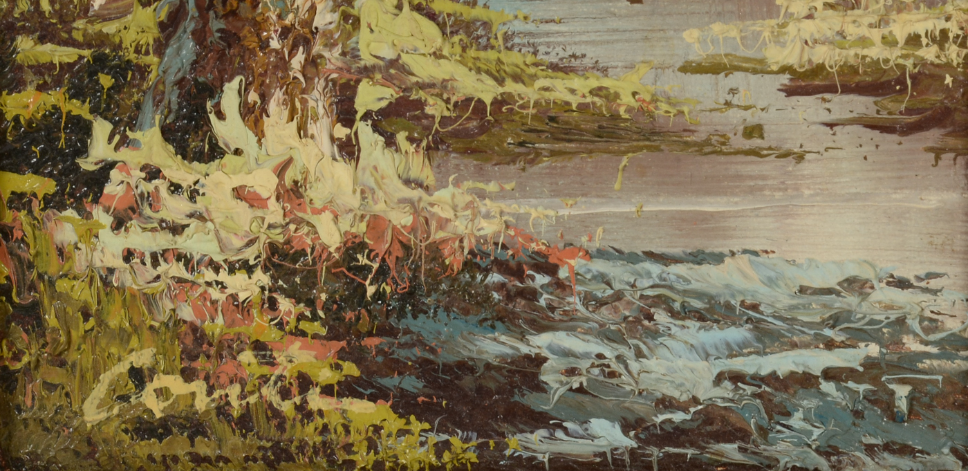 Original Vintage Oil Painting on Board