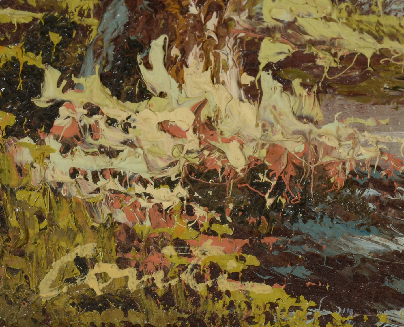 Original Vintage Oil Painting on Board