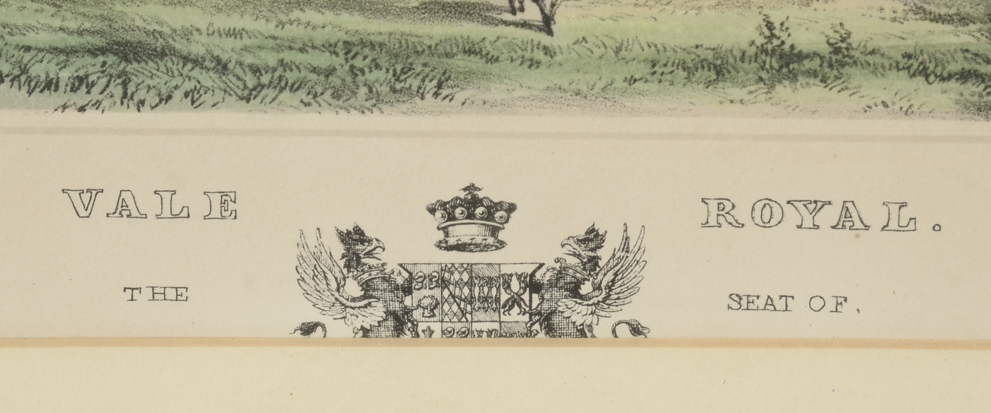 William Gauci Antique Original 1850 Hand-Colored Lithograph after Augustus Butler