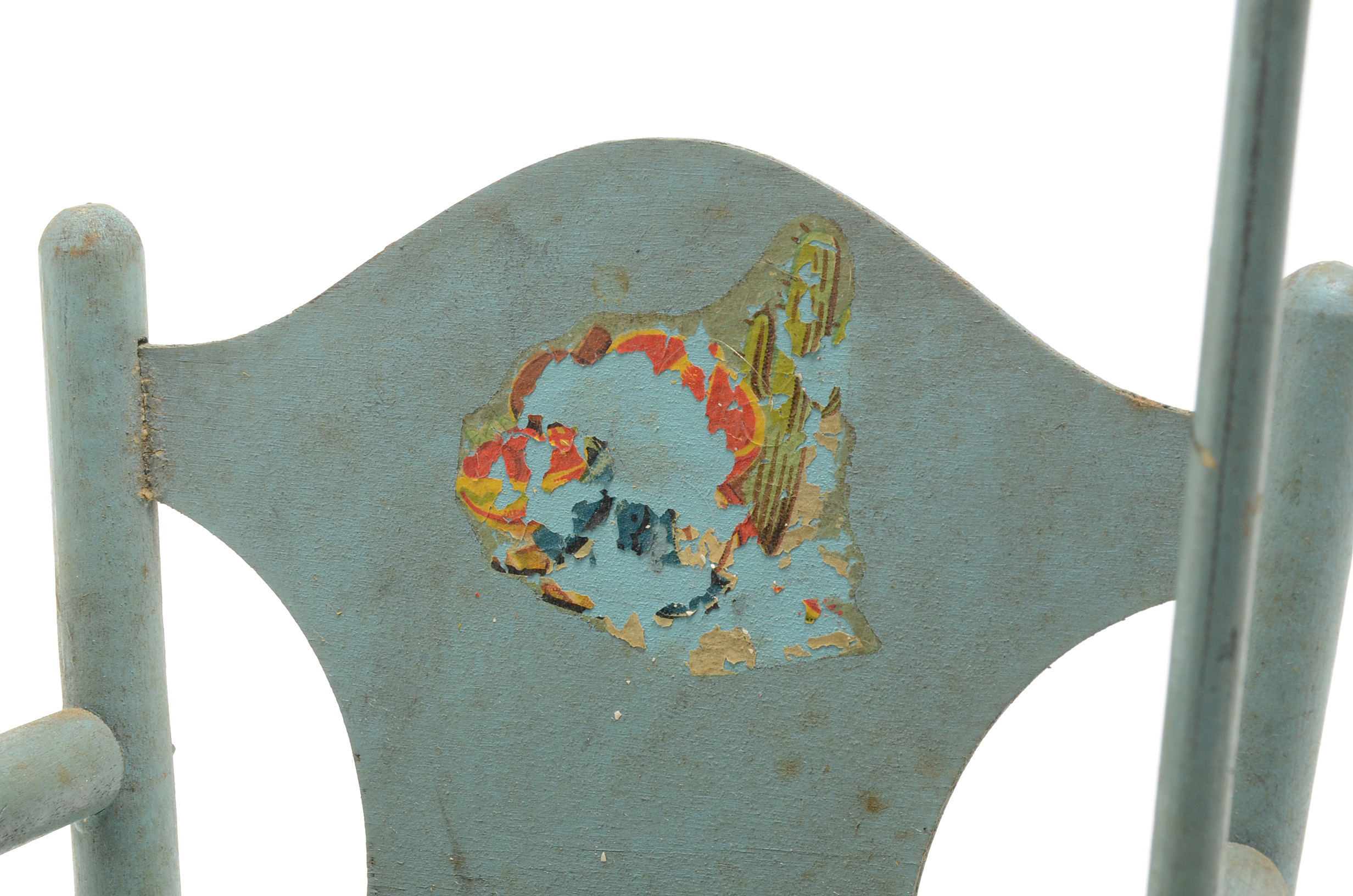 Antique Porcelain Doll on Swing