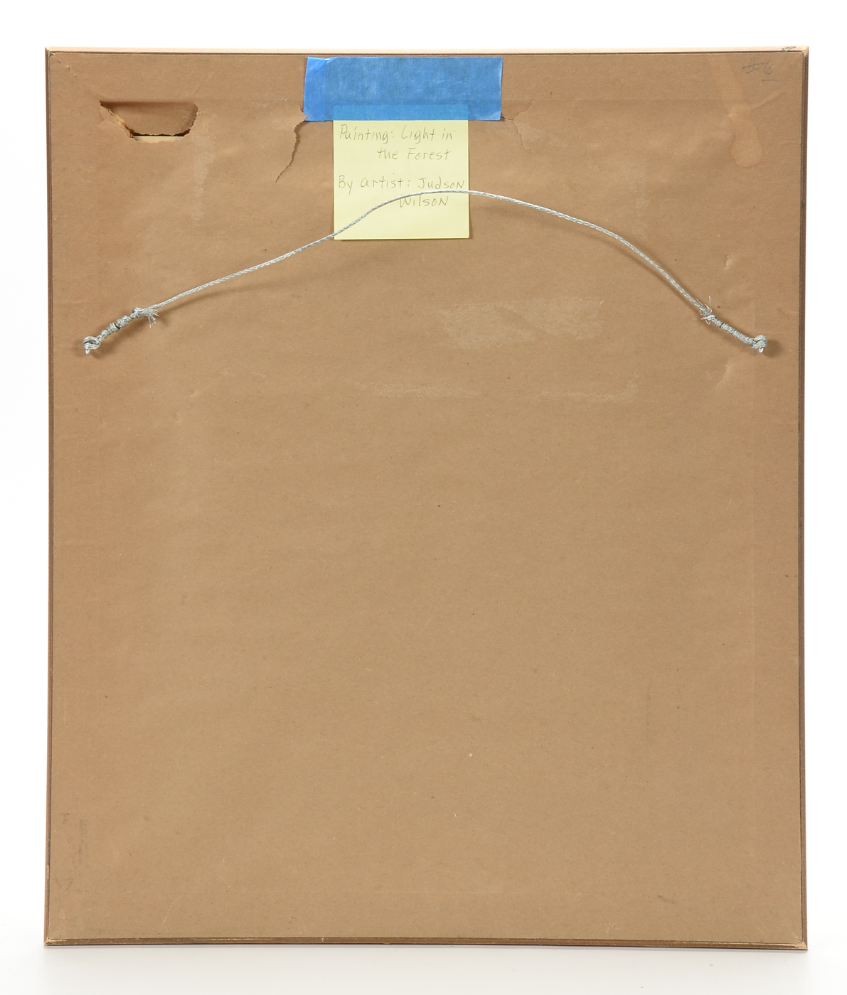 Judson Wilson Original Oil Painting on Canvas "Light in the Fores