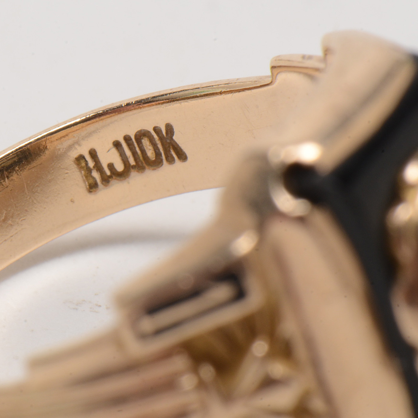 10K Yellow Gold 1937 High School Rings