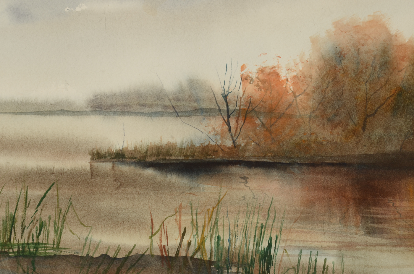 Druci Gault Original Watercolor Landscape