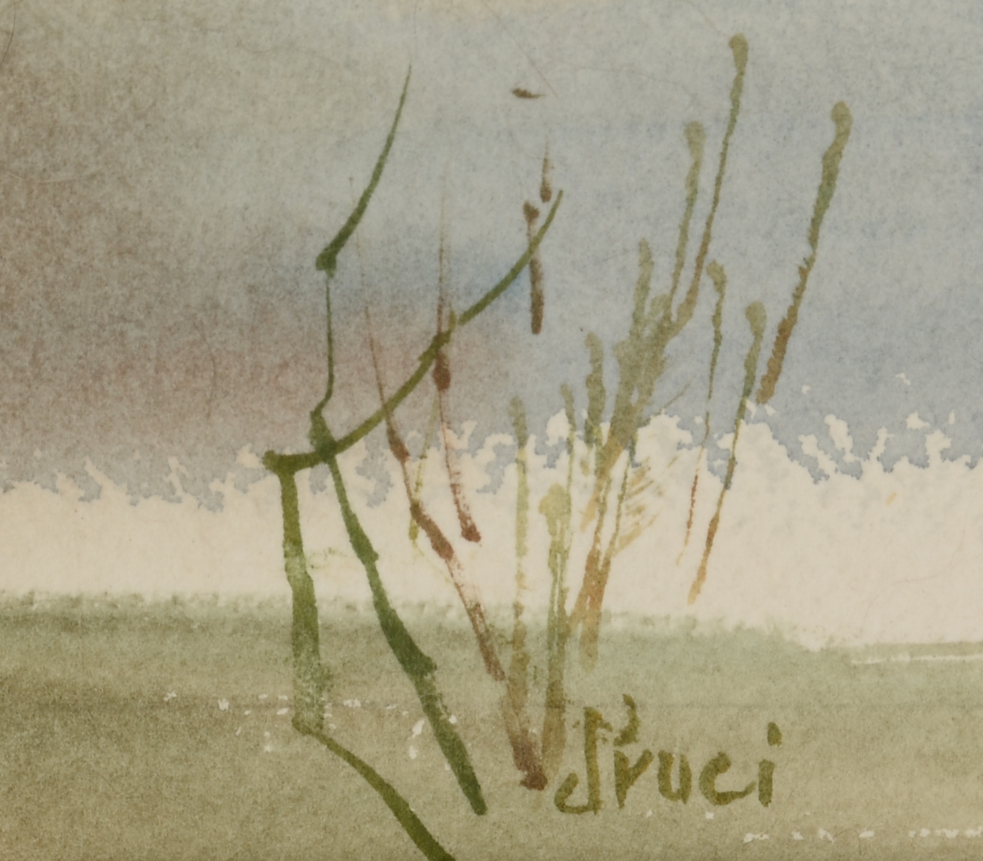 Druci Gault Original Watercolor Landscape