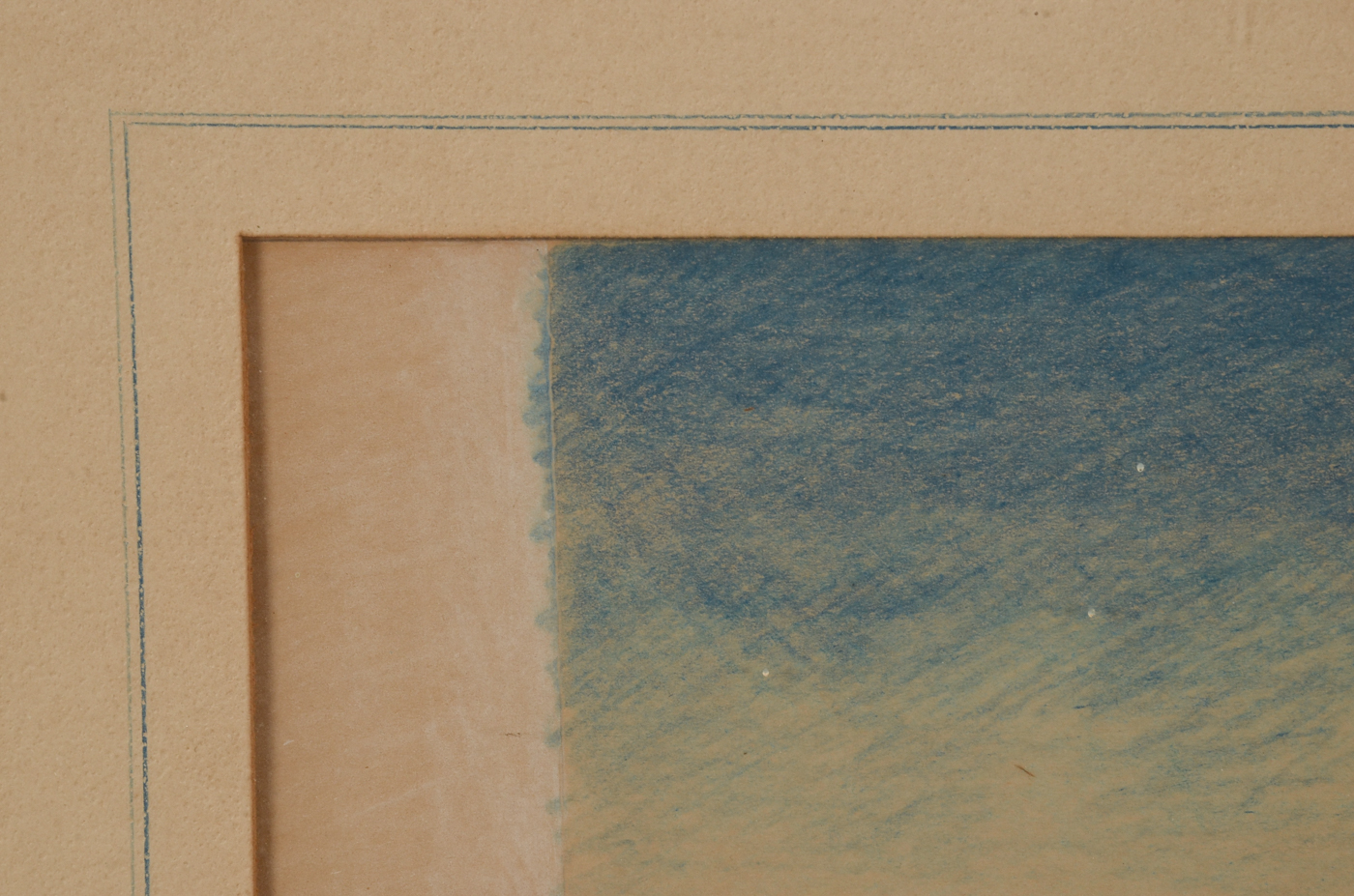 Frederick G. Wetterer 1943 Colored Pencil Drawing after Phil Gendreau