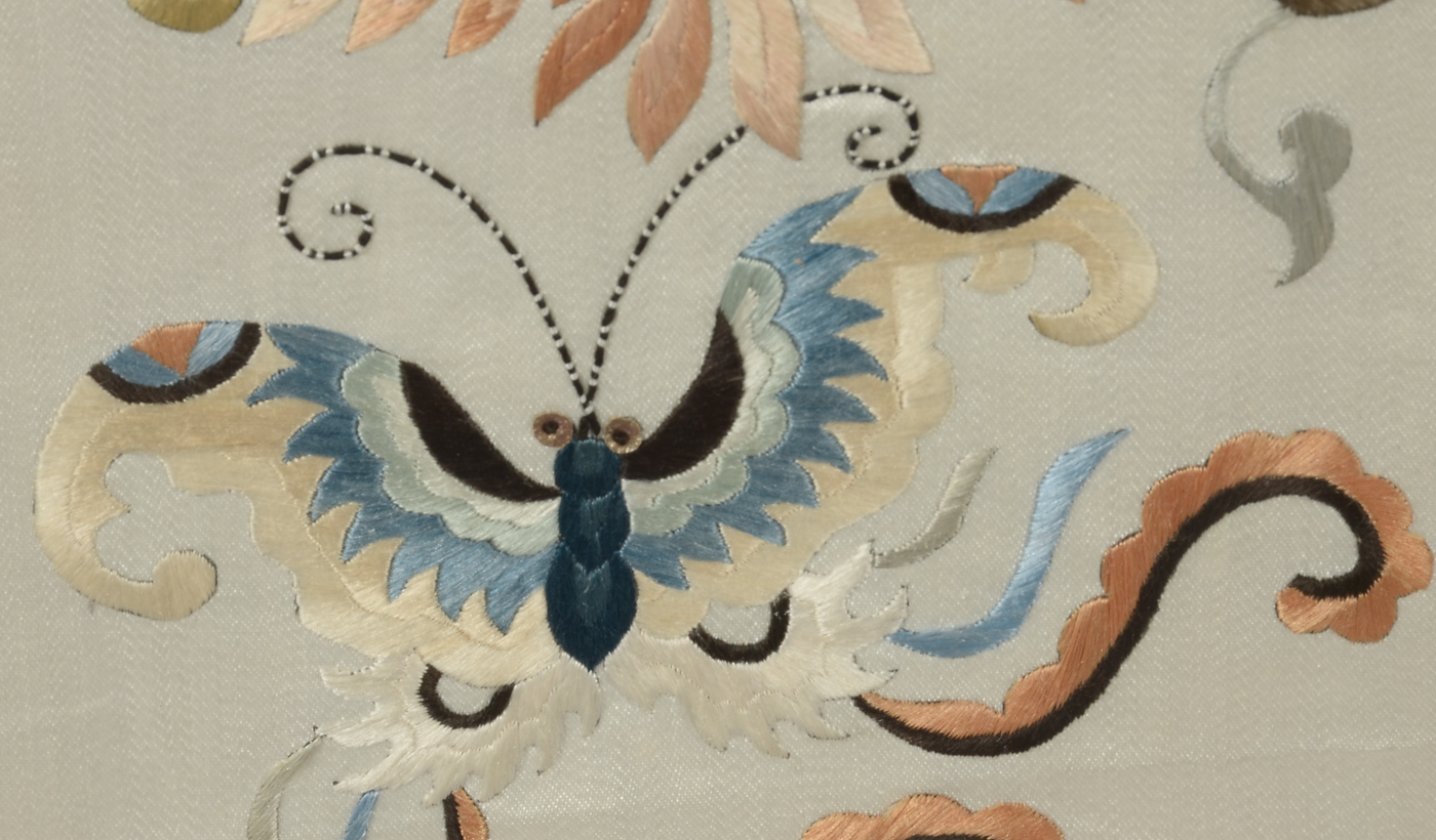 Pair of Decorative Chinese Silk Embroideries