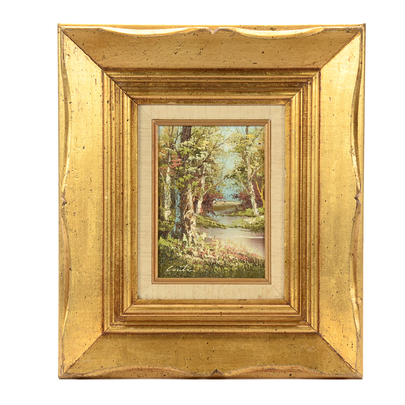 Original Oil Landscape on Canvas Board