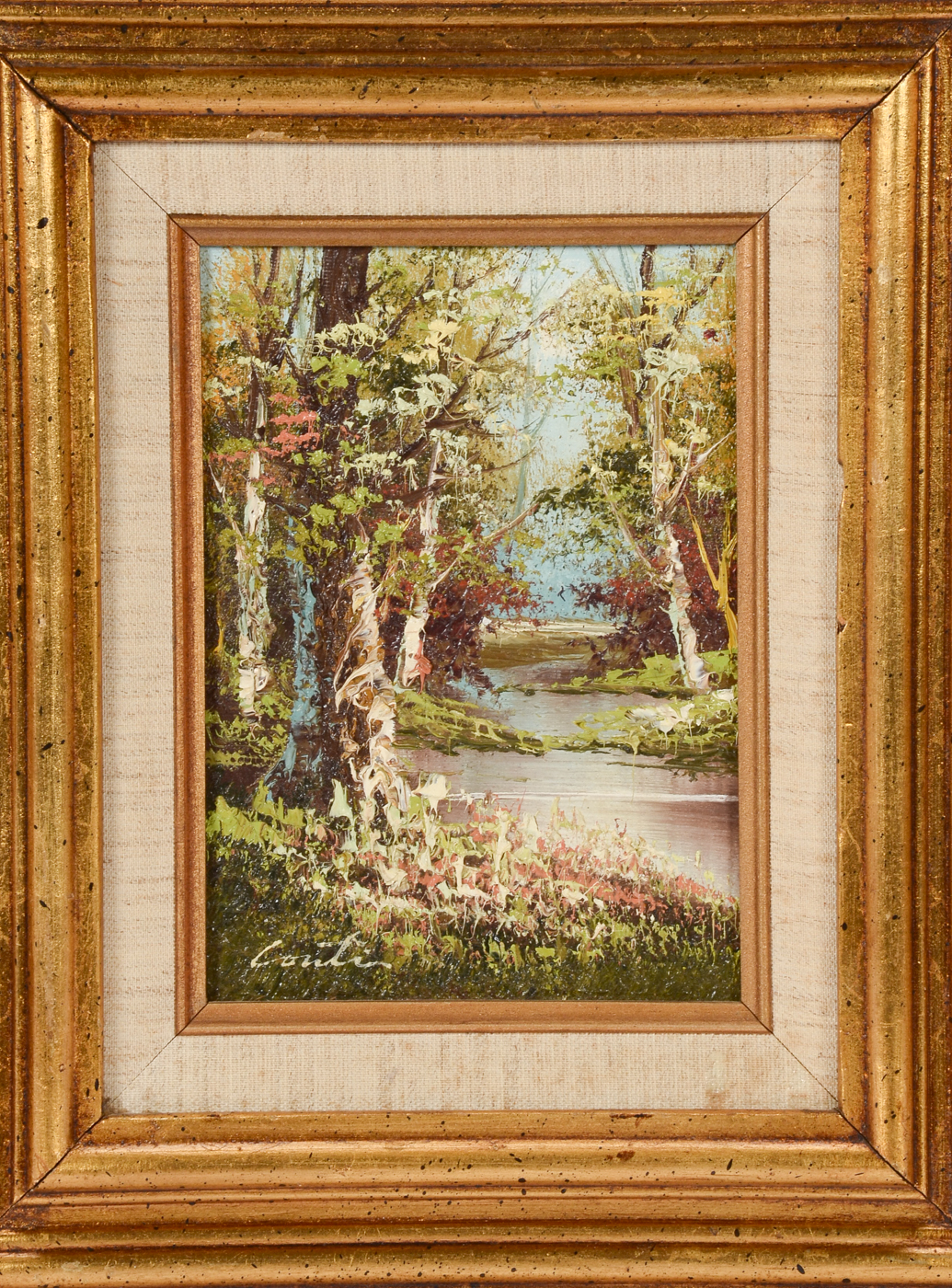 Original Oil Landscape on Canvas Board