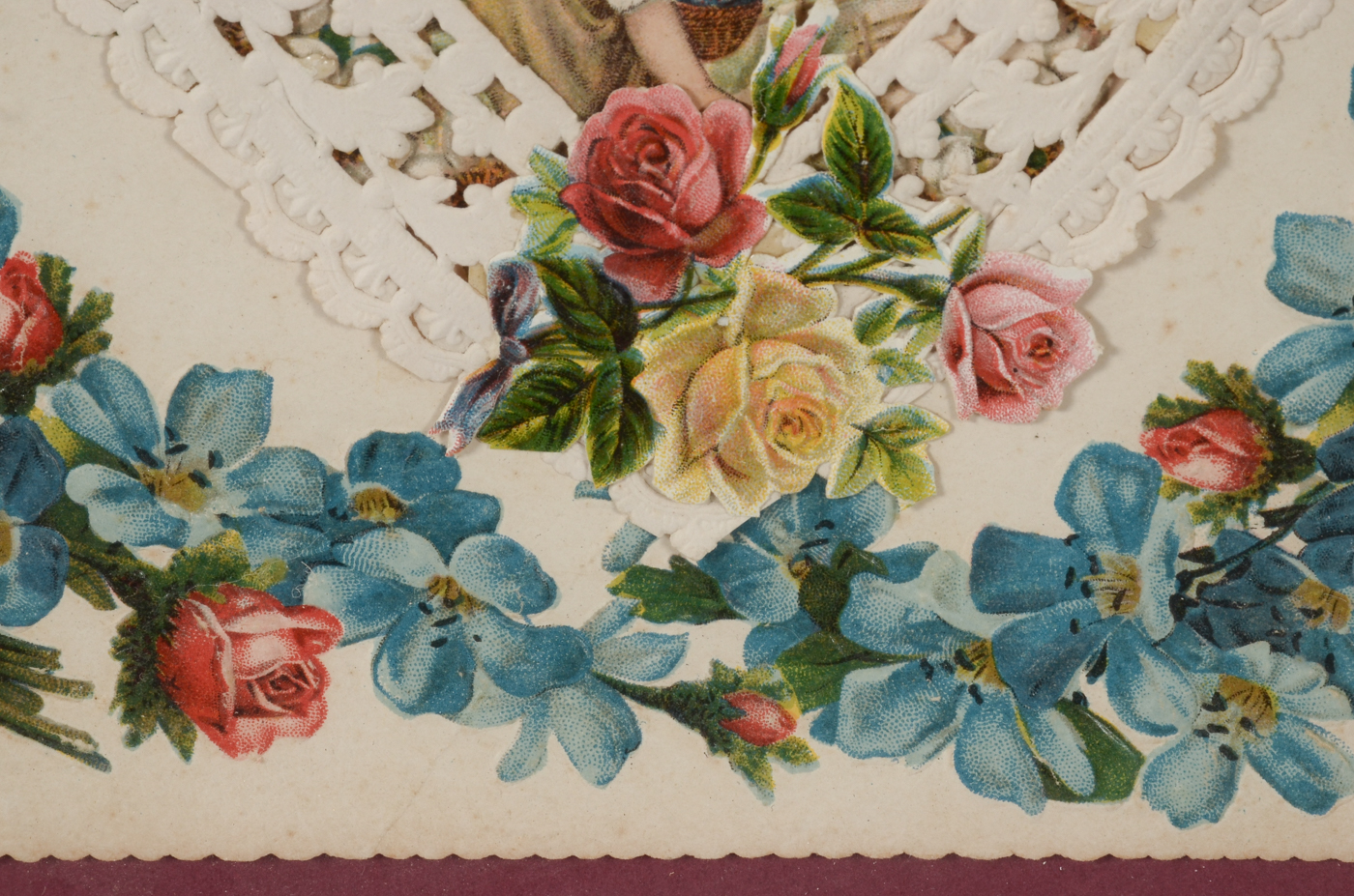 Antique Victorian Chromolithograph Valentine