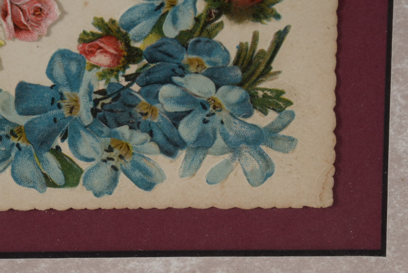 Antique Victorian Chromolithograph Valentine