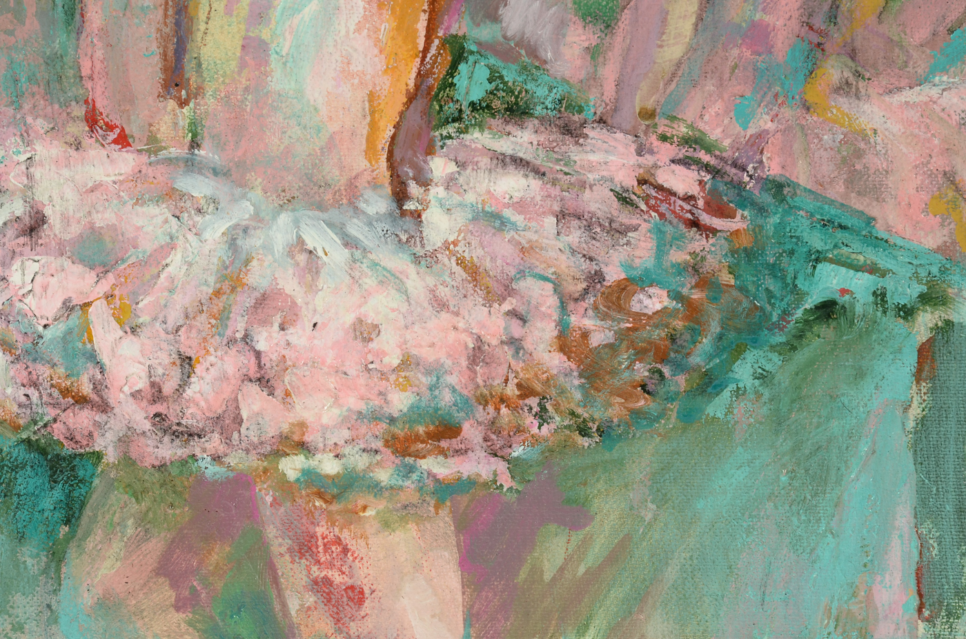 Gloria H. Corcoran Original Oil on Canvas Board "On Stage II"