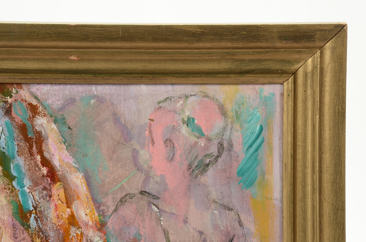 Gloria H. Corcoran Original Oil on Canvas Board "On Stage II"