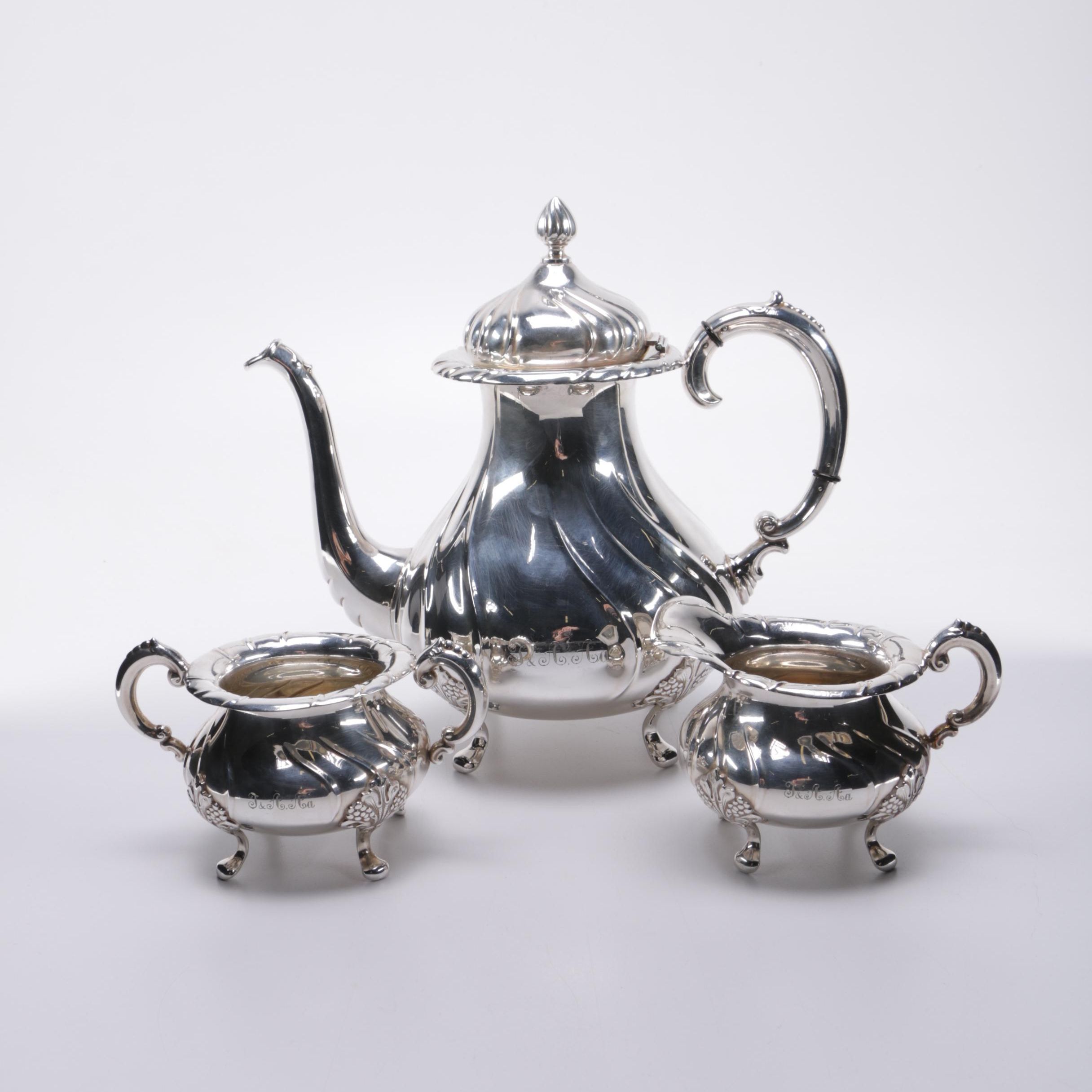 Theodor Olsens Eftf 830 Silver Coffee Set