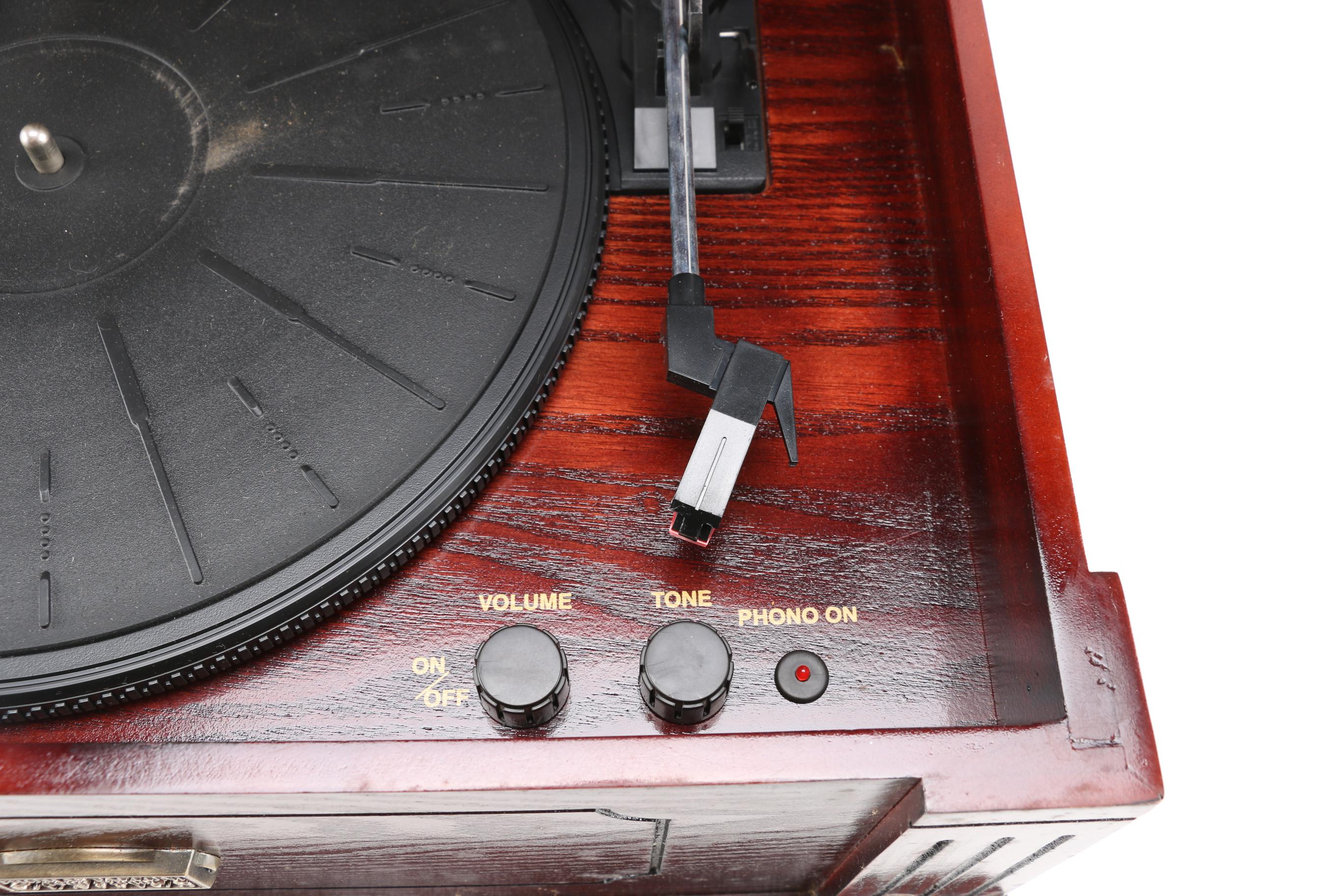 Faux Antique Thomas Pacconi Record Player