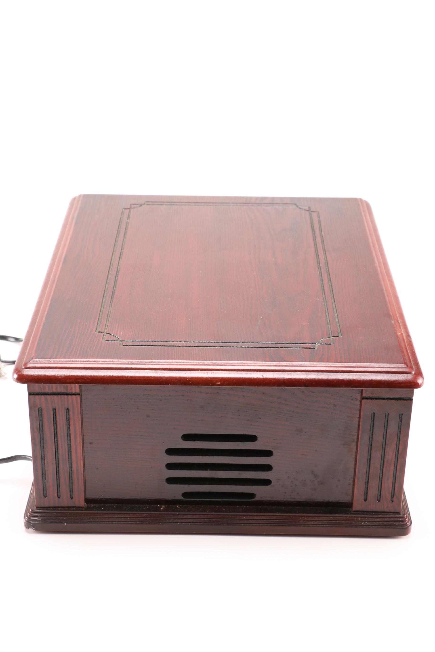 Faux Antique Thomas Pacconi Record Player