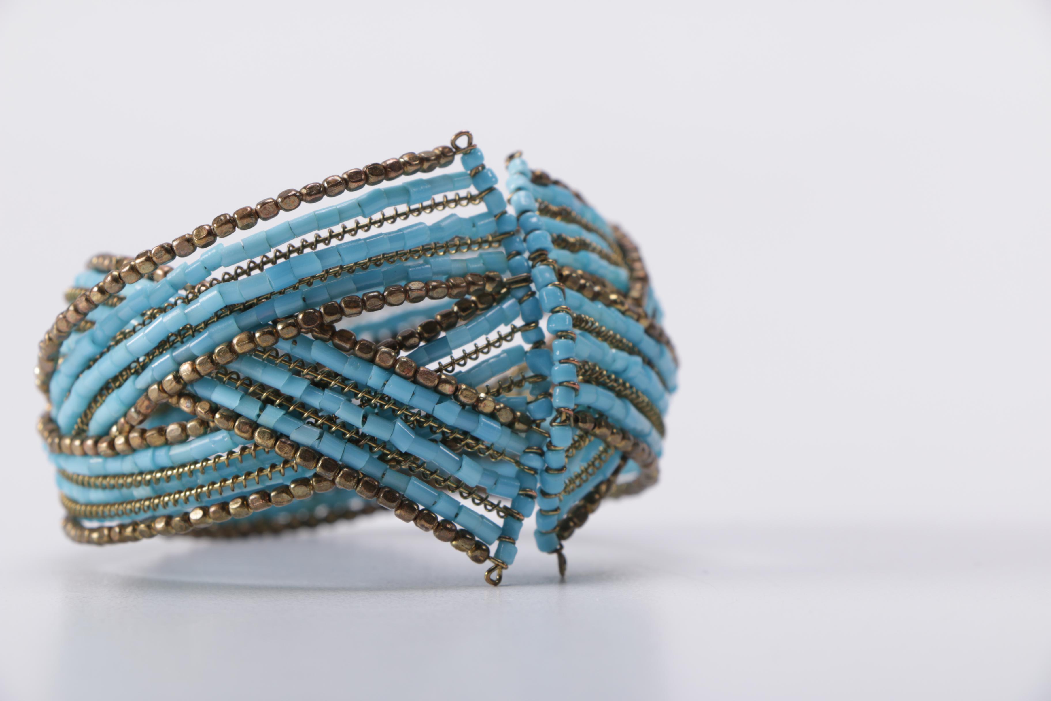 Costume Jewelry Including Dyed Fresh Water Pearl Necklace