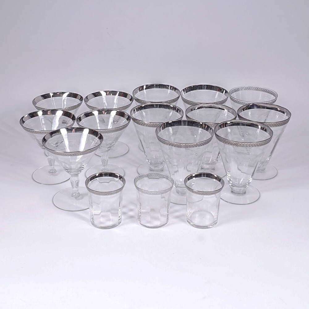 Etched Glassware Set