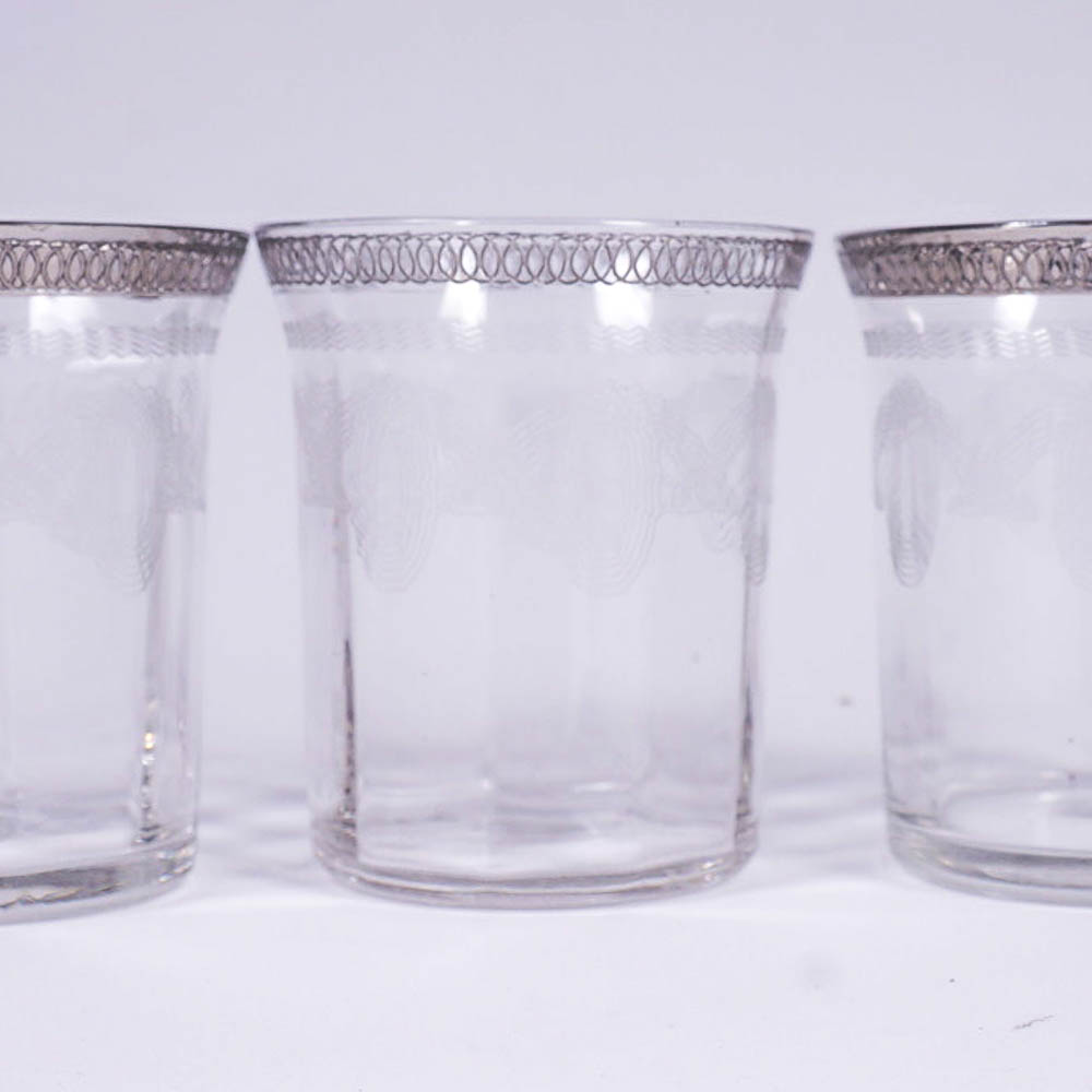 Etched Glassware Set
