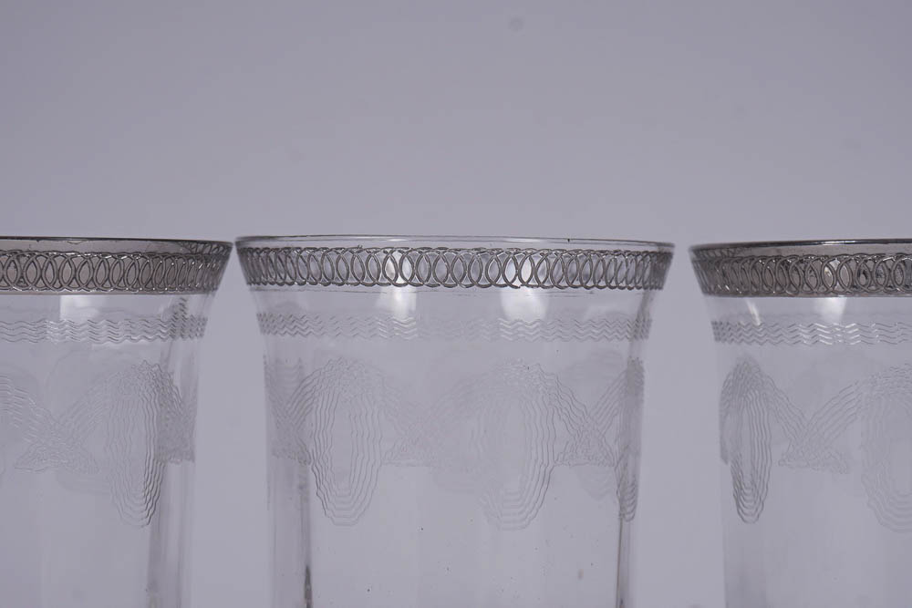Etched Glassware Set