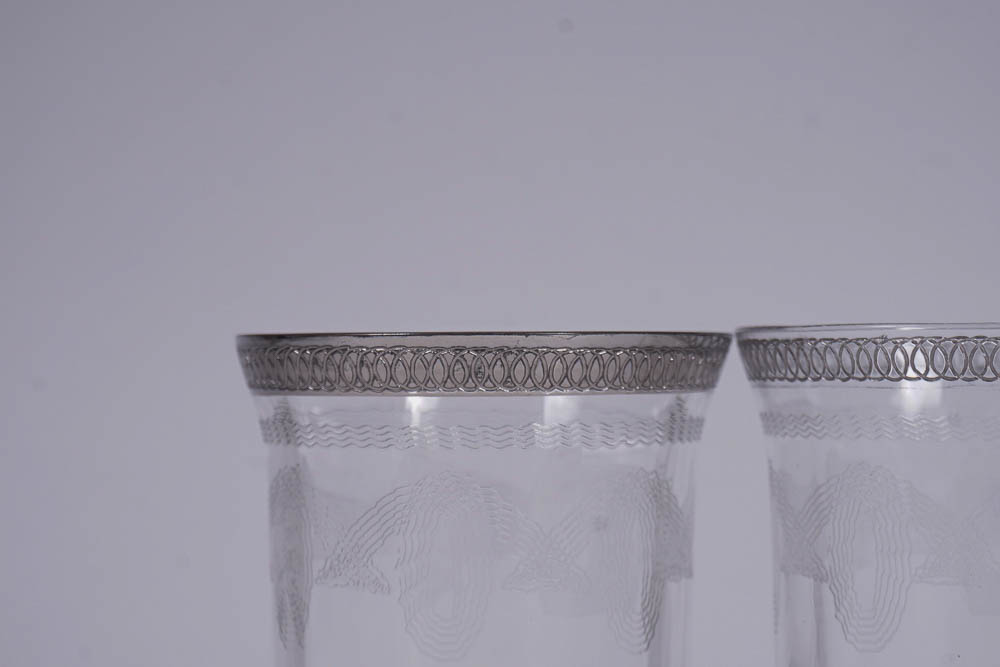 Etched Glassware Set