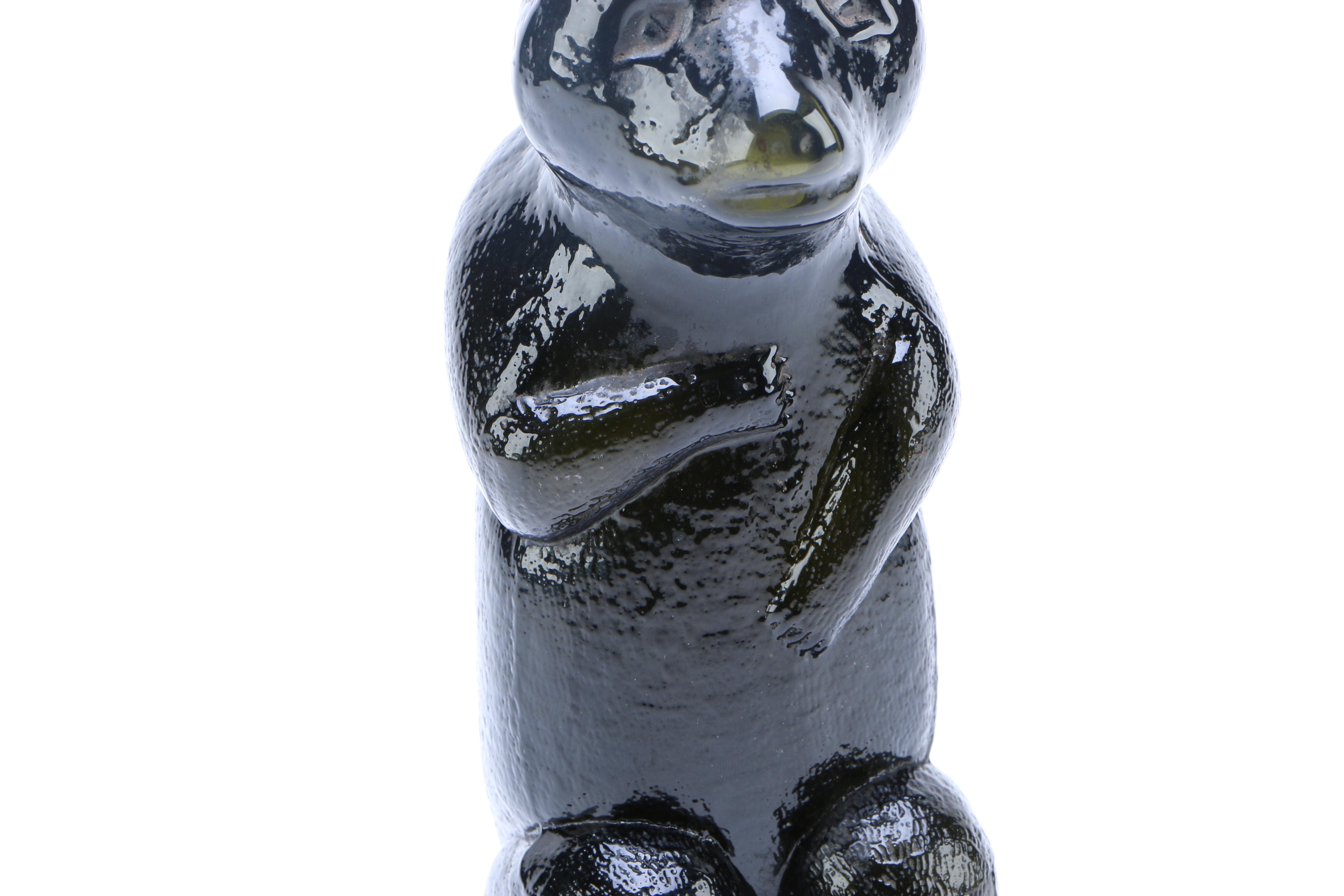 Smirnoff Black Bear Glass Bottle Circa 1930