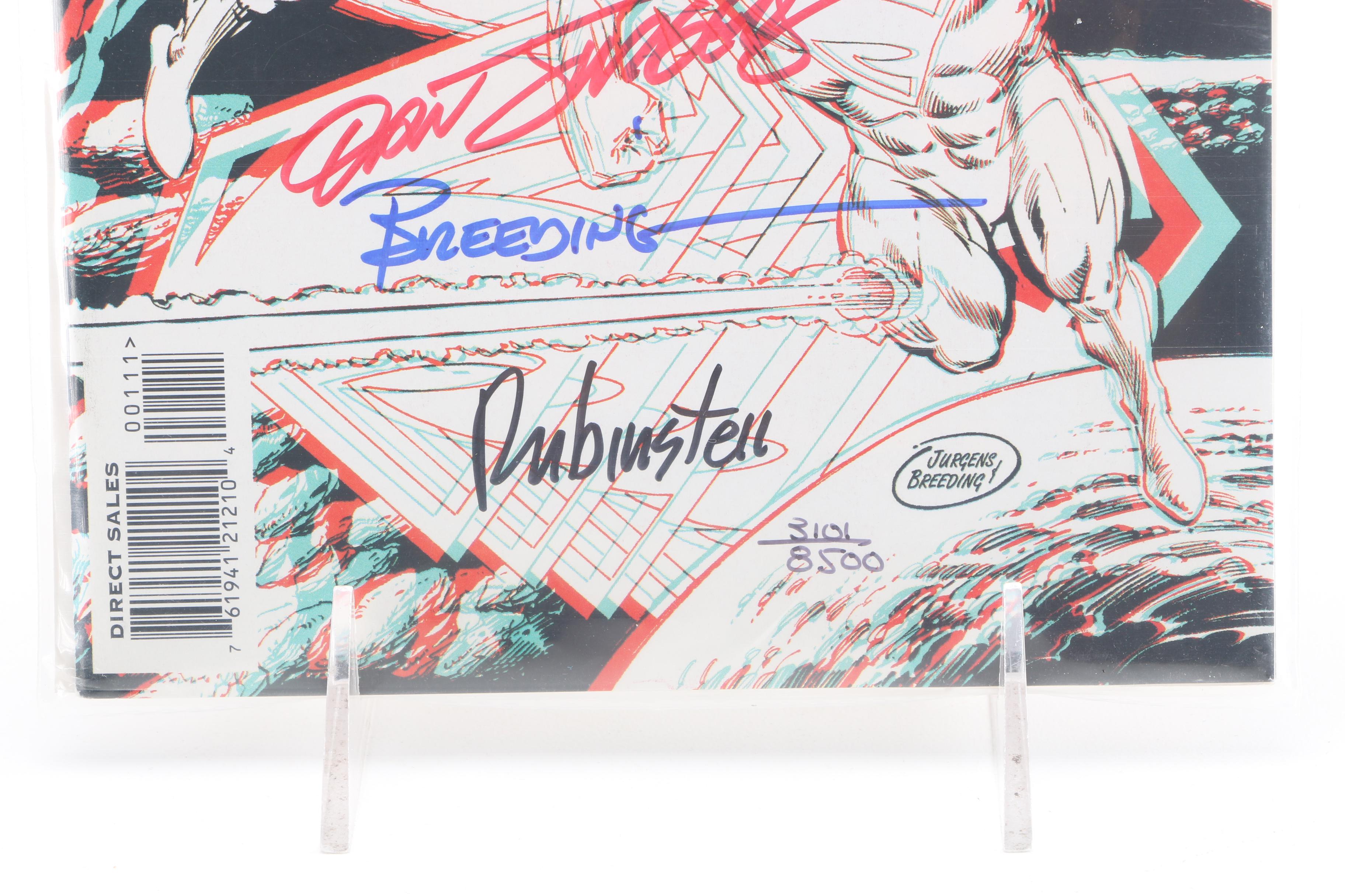 Modern Age DC Comics Including a Signed "Superman Red/Superman Blue"