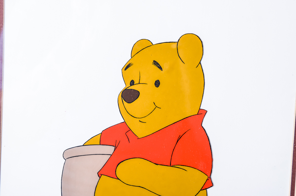 1983 Walt Disney Productions' Animation Cel "Winnie the Pooh and a Day for Eeyore"