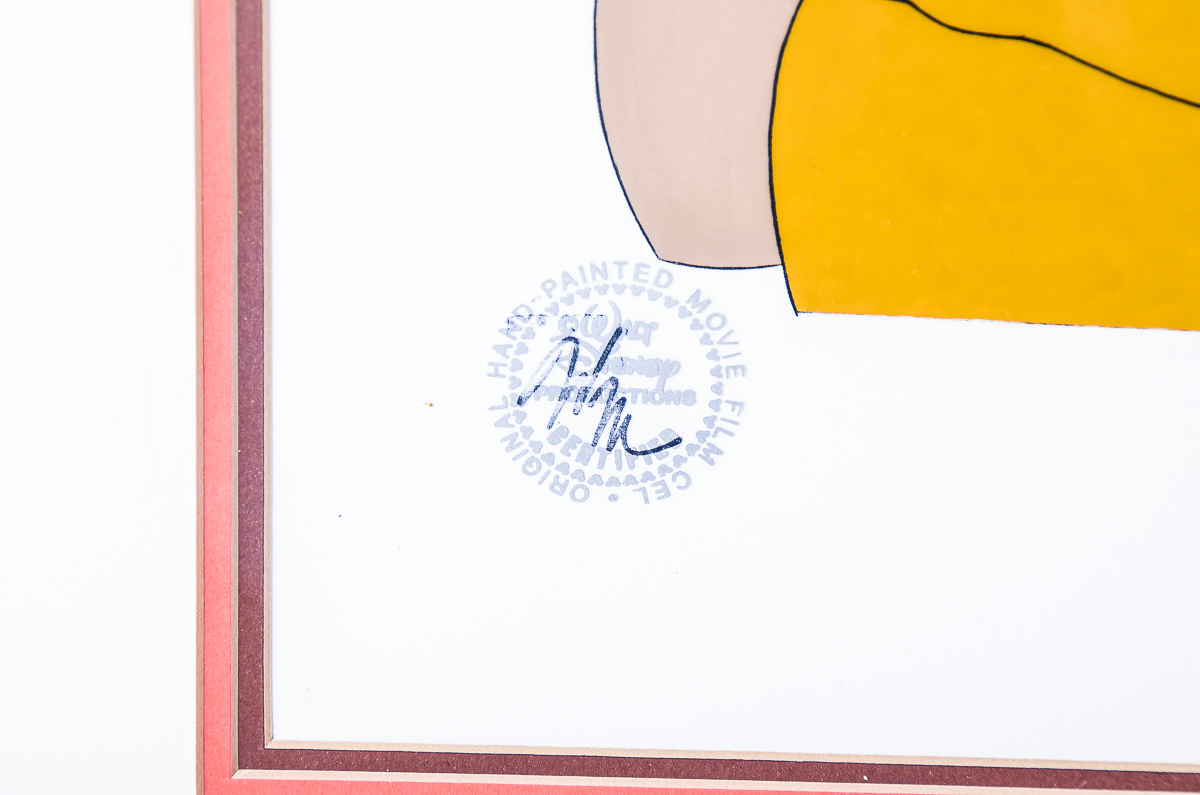 1983 Walt Disney Productions' Animation Cel "Winnie the Pooh and a Day for Eeyore"