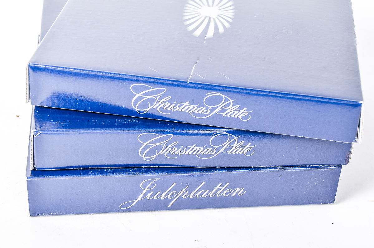 Royal Copenhagen Porcelain Christmas Plates