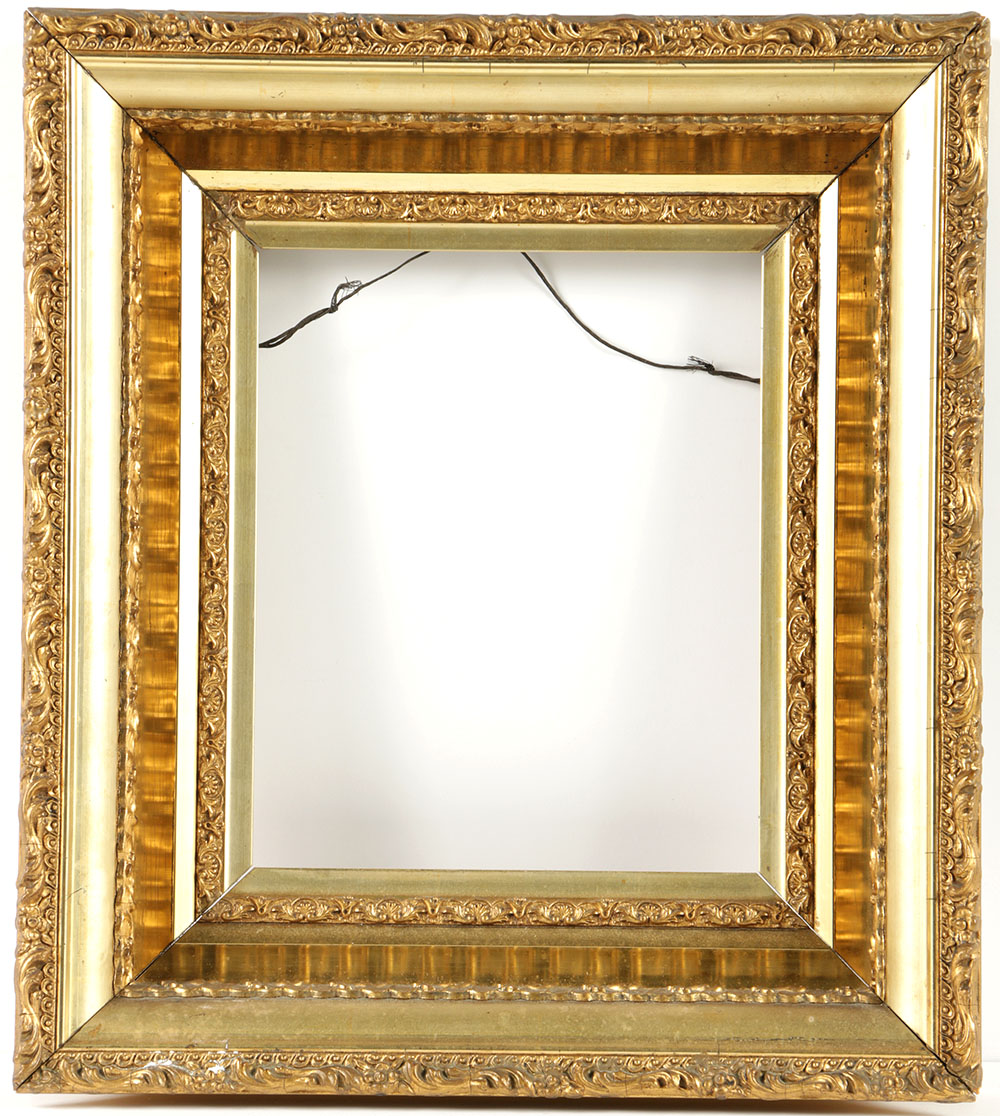 Late 19th-Century Gilt and Gesso Deep Cove Frame