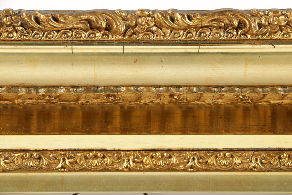 Late 19th-Century Gilt and Gesso Deep Cove Frame