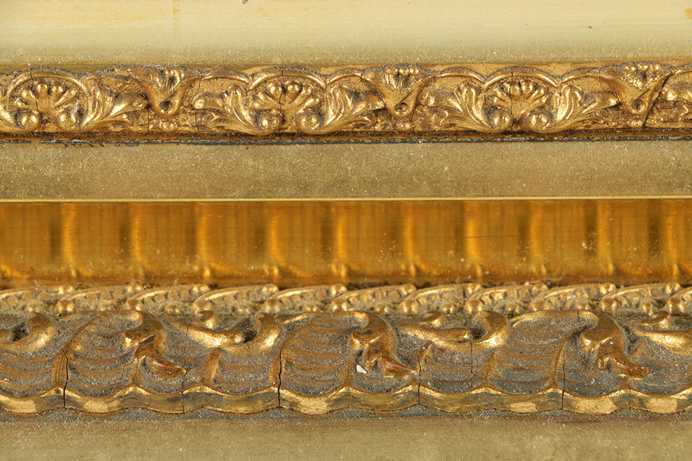 Late 19th-Century Gilt and Gesso Deep Cove Frame
