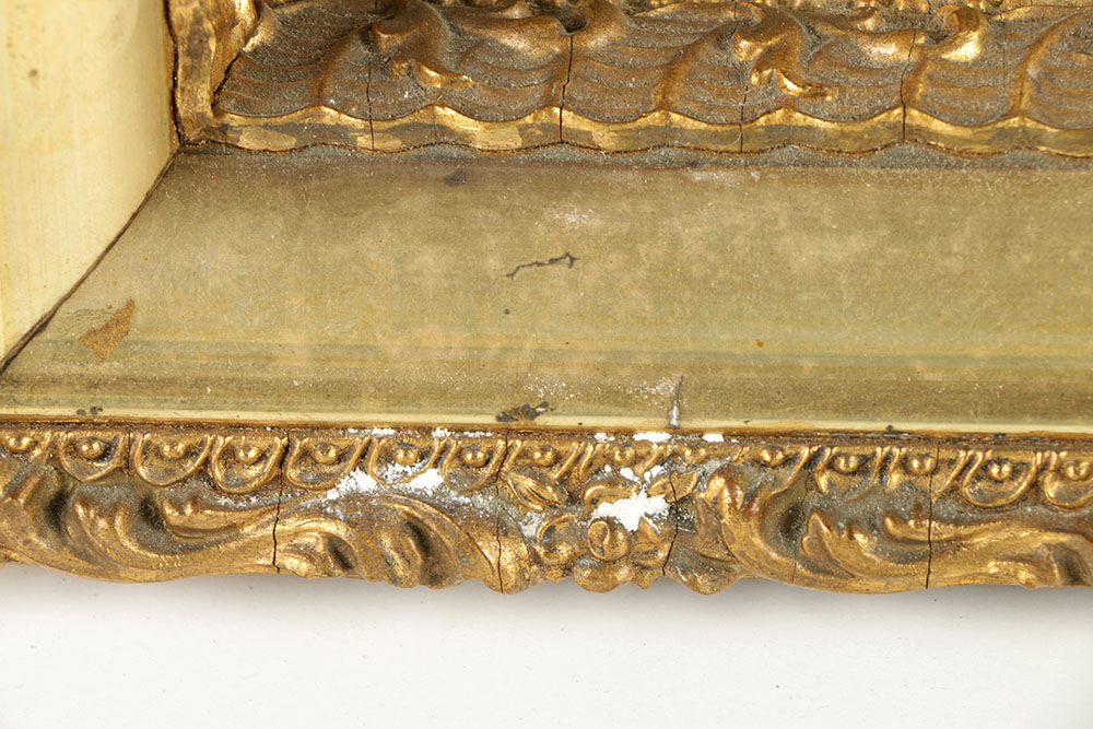 Late 19th-Century Gilt and Gesso Deep Cove Frame