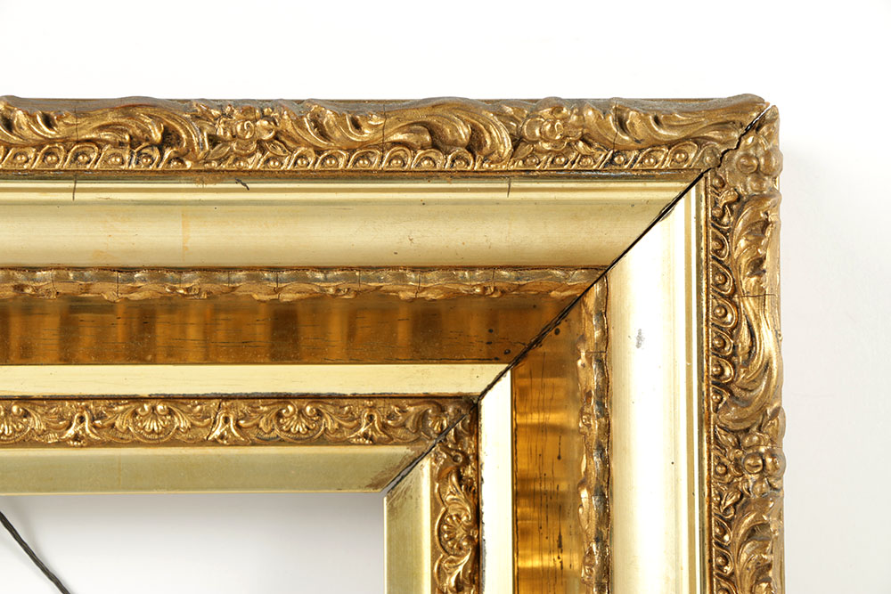 Late 19th-Century Gilt and Gesso Deep Cove Frame