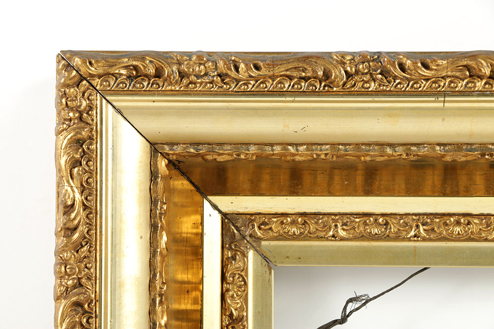 Late 19th-Century Gilt and Gesso Deep Cove Frame