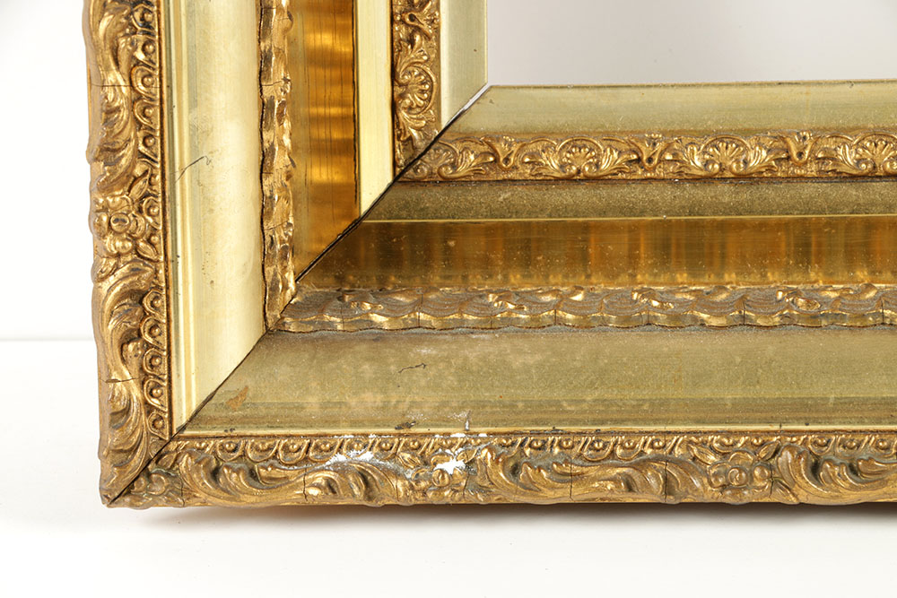 Late 19th-Century Gilt and Gesso Deep Cove Frame