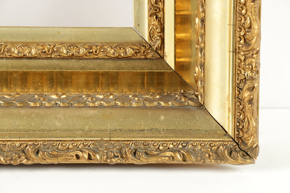 Late 19th-Century Gilt and Gesso Deep Cove Frame