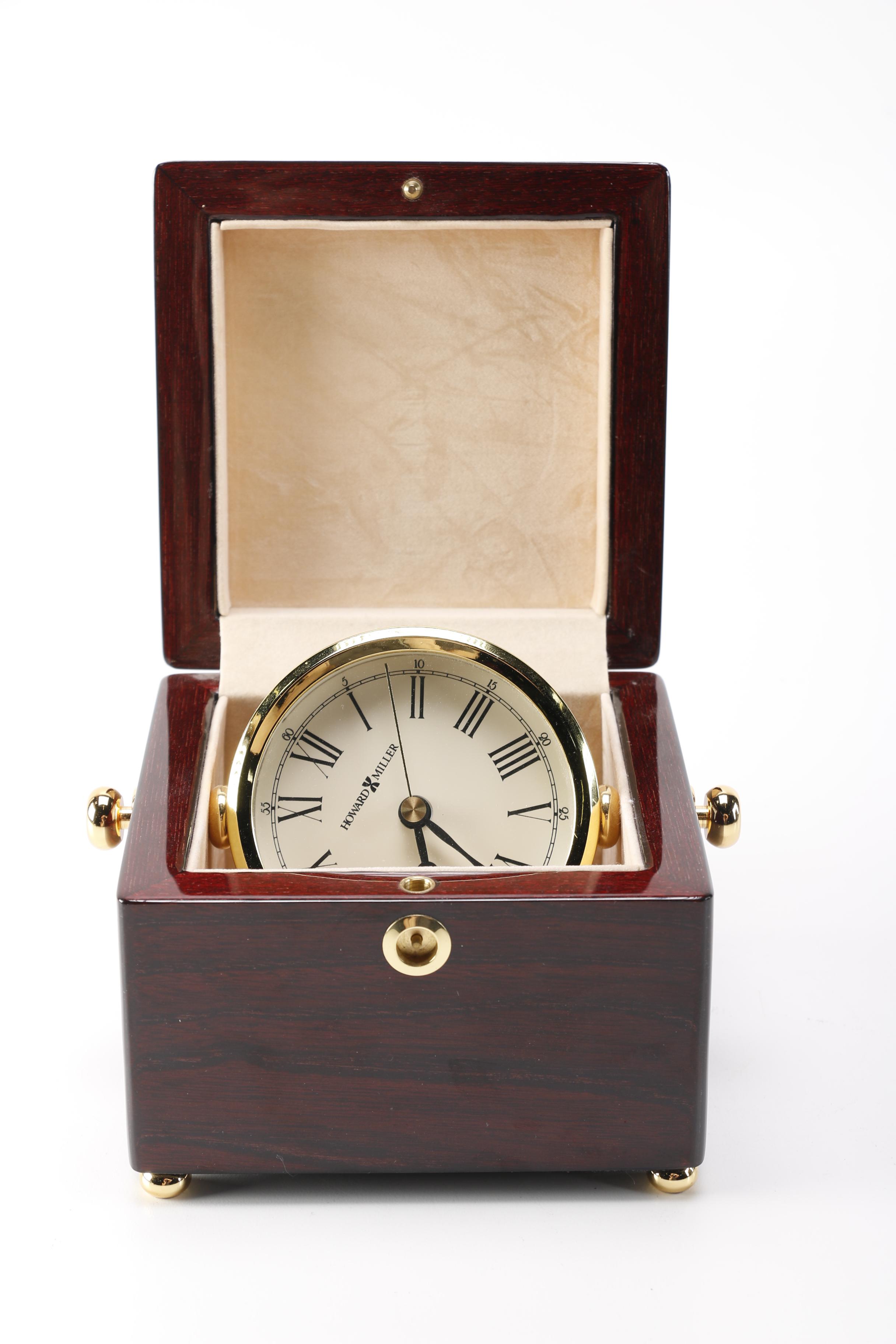 Staiger Mantel Clock and Howard Miller Navigator Clock