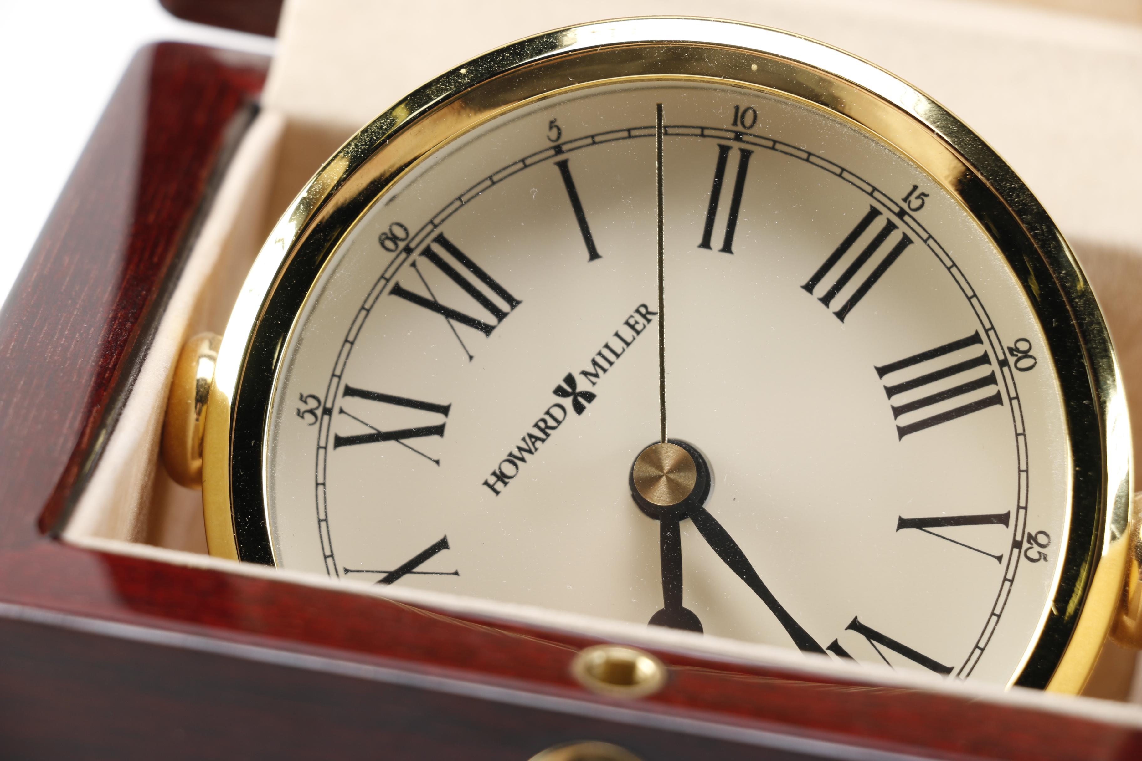 Staiger Mantel Clock and Howard Miller Navigator Clock