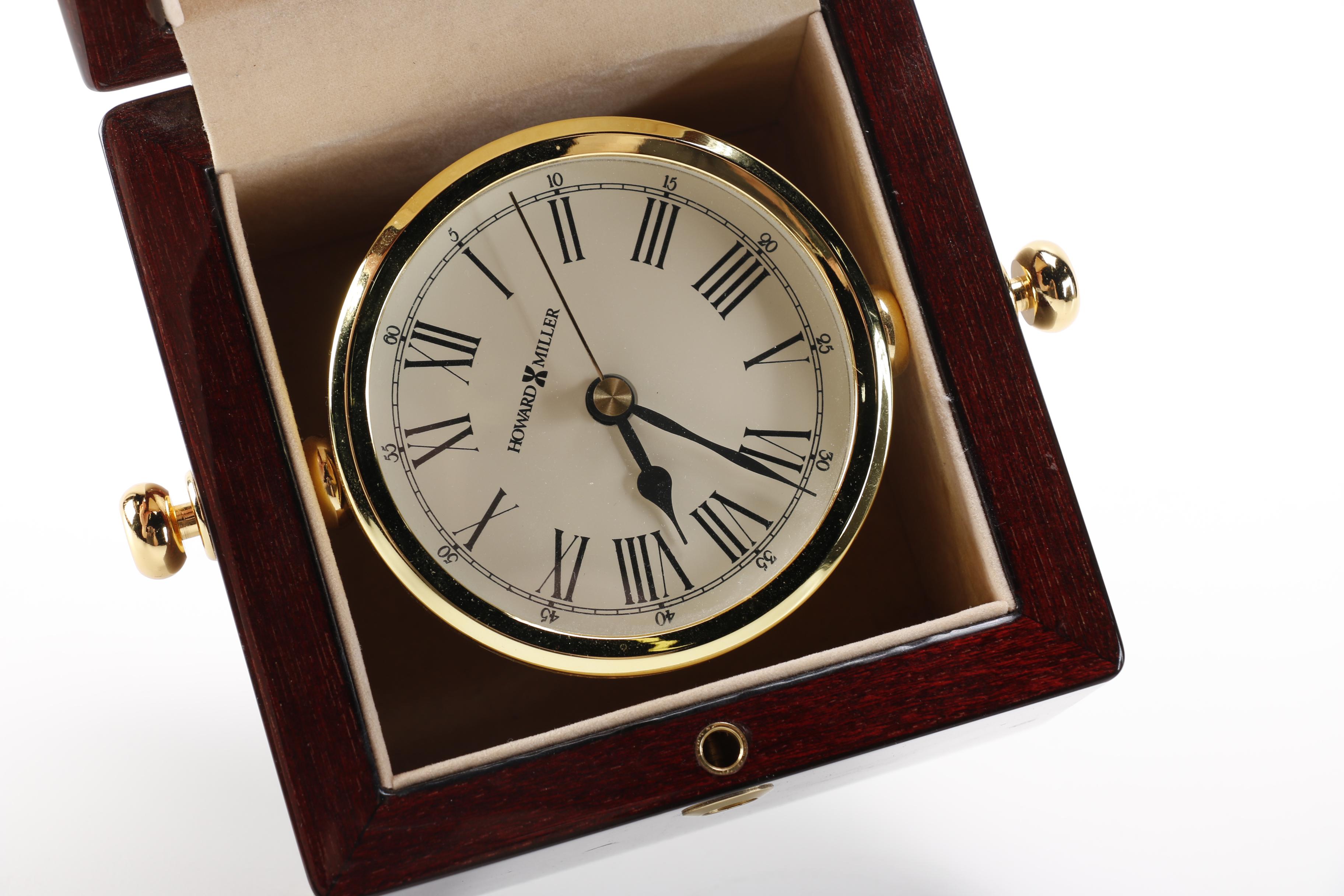 Staiger Mantel Clock and Howard Miller Navigator Clock