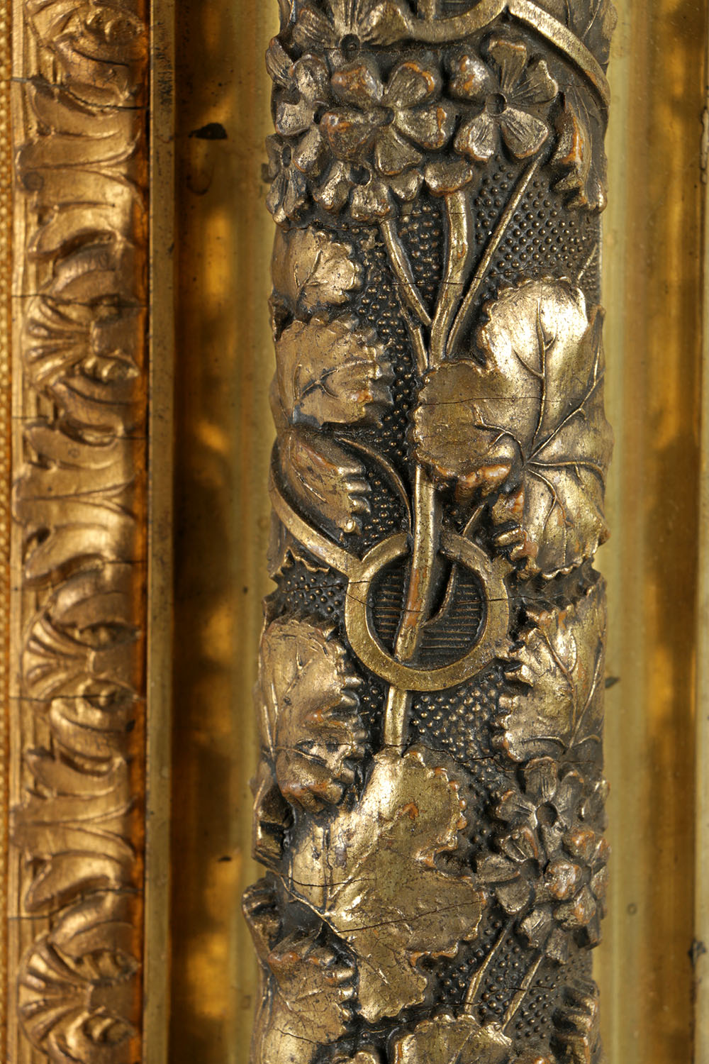 19th-Century French Barbizon Gilt and Gesso Frame