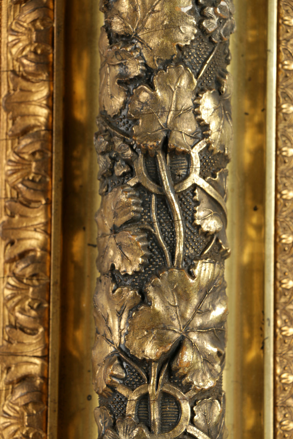 19th-Century French Barbizon Gilt and Gesso Frame