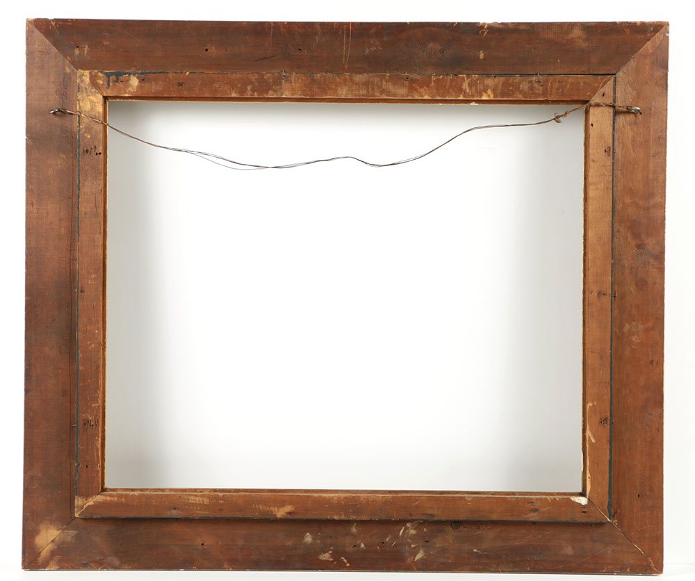 19th-Century French Barbizon Gilt and Gesso Frame