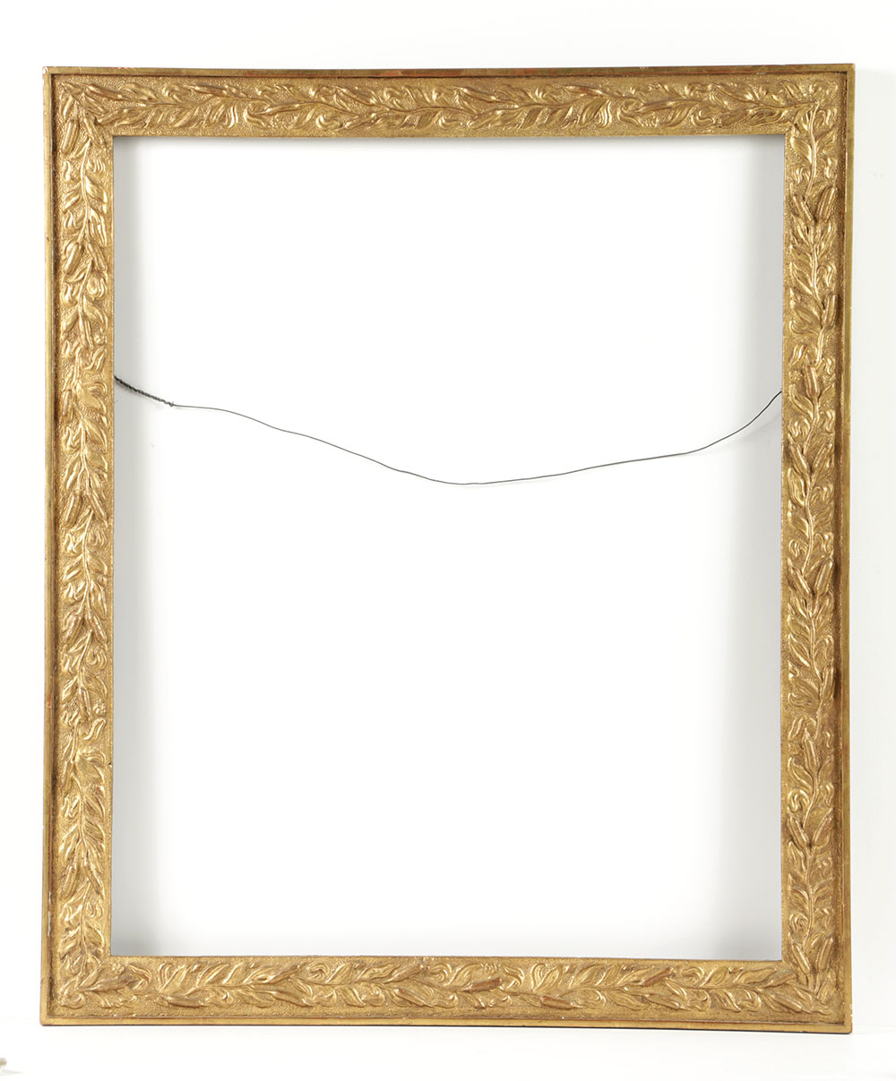 Late 19th-Century Arts and Crafts Gilt and Gesso Frame