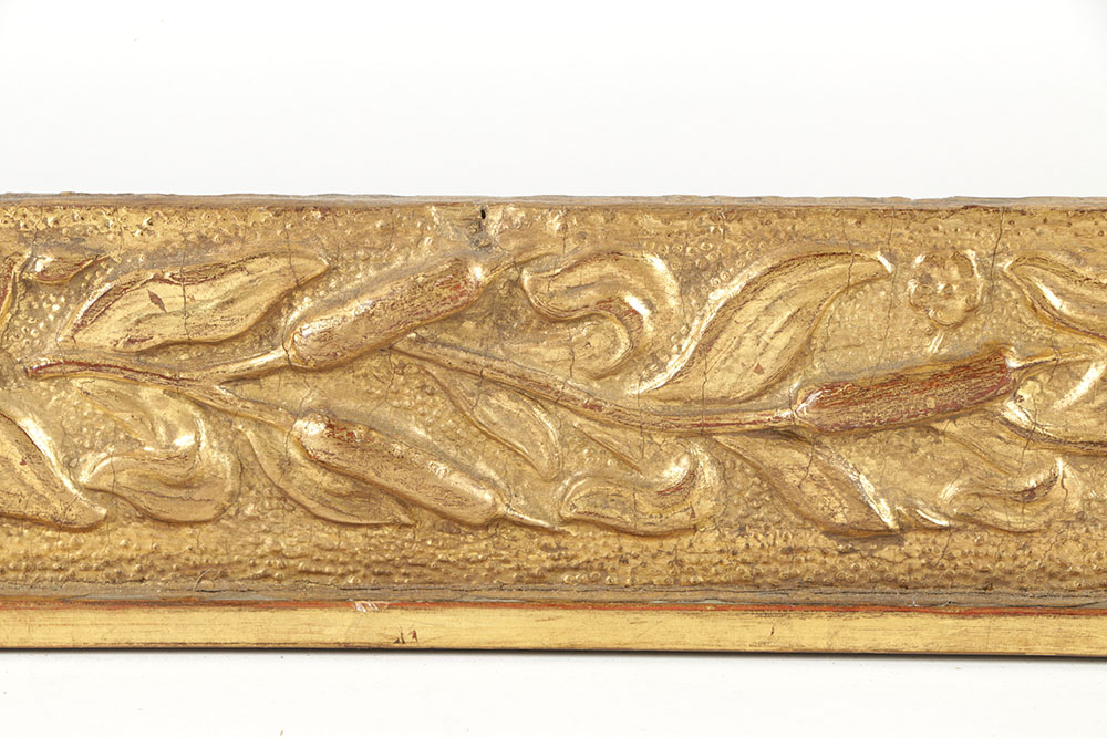 Late 19th-Century Arts and Crafts Gilt and Gesso Frame