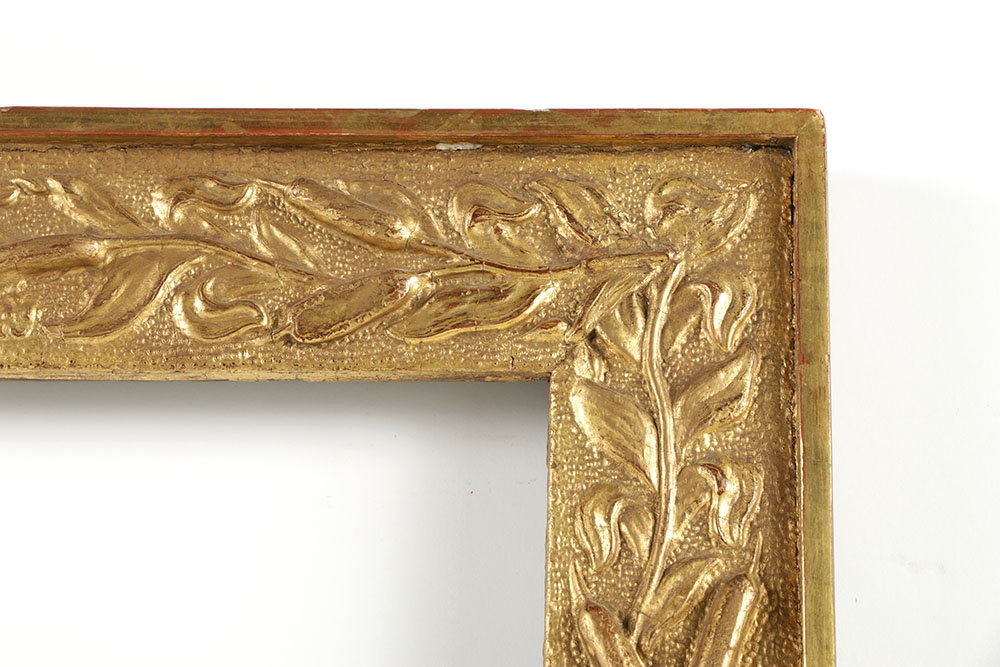 Late 19th-Century Arts and Crafts Gilt and Gesso Frame